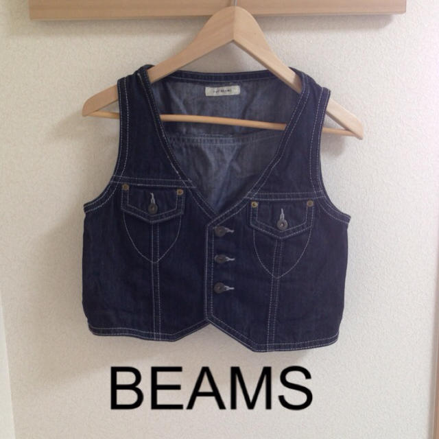 BEAMS(ビームス)のビームス♡デニムベスト レディースのトップス(ベスト/ジレ)の商品写真