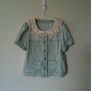 フランシュリッペ(franche lippee)のフランシュリッペ＊デニム半袖ジャケット(Gジャン/デニムジャケット)