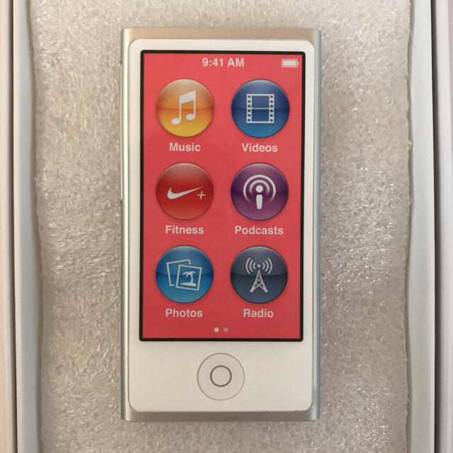 Apple(アップル)のipodnano 第7世代  スマホ/家電/カメラのオーディオ機器(ポータブルプレーヤー)の商品写真