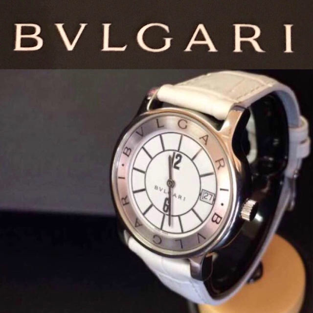 【BVLGARI】ブルガリ   ソロテンポ   ST35S  ホワイト文字盤