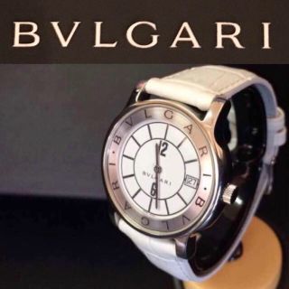 ブルガリ(BVLGARI)の【BVLGARI】ブルガリ   ソロテンポ   ST35S  ホワイト文字盤 (腕時計)