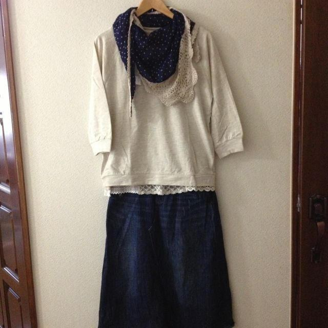 SM2(サマンサモスモス)の美品☆ＳＭ２☆ロングデニムスカート レディースのスカート(ロングスカート)の商品写真