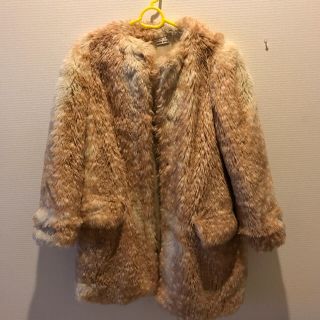 MIU MIU  エコファーコート　ヒョウ柄