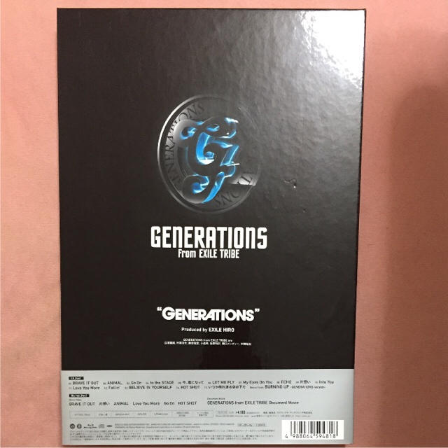 GENERATIONS(ジェネレーションズ)のGENERATIONS from EXILE TRIBEアルバム エンタメ/ホビーのDVD/ブルーレイ(ミュージック)の商品写真