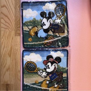 ディズニー(Disney)のディズニーのシェニールアートタオルハンカチ(ハンカチ)