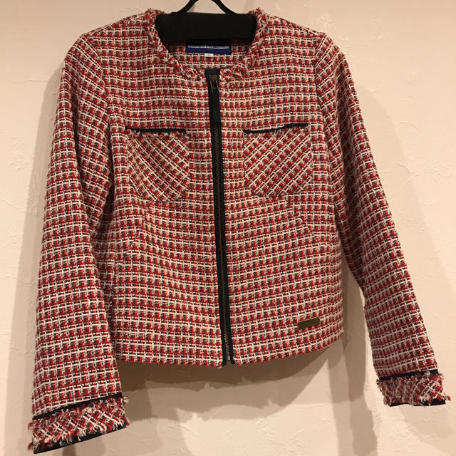 BURBERRY BLUE LABEL(バーバリーブルーレーベル)のBurberry♡ツイードのジャケット レディースのジャケット/アウター(ノーカラージャケット)の商品写真