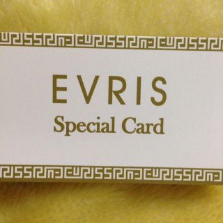 エヴリス(EVRIS)のEVRIS💜30%offチケット(その他)