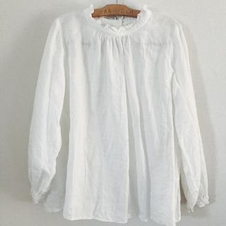 ネストローブ(nest Robe)のnest robe リネンスタンドフリルブラウス(シャツ/ブラウス(長袖/七分))