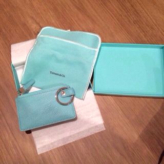 ティファニー(Tiffany & Co.)のティファニー キーリング付小銭入れ(名刺入れ/定期入れ)