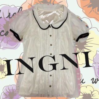 イング(INGNI)の激安SALE＊INGNI半袖シフォン送込(シャツ/ブラウス(半袖/袖なし))