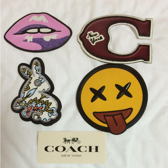 COACH(コーチ)のCOACH ステッカー5枚セット ハンドメイドの文具/ステーショナリー(しおり/ステッカー)の商品写真