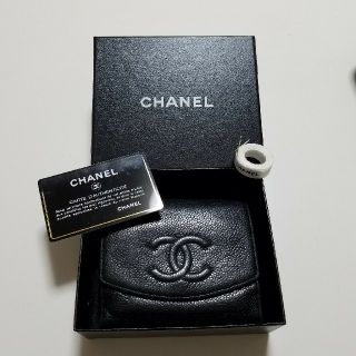 シャネル(CHANEL)のoff お値下げ中 CHANEL　キャビアスキン　黒　財布(財布)