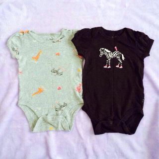 ベビーギャップ(babyGAP)のBabyGap 半袖ロンパースset(ロンパース)