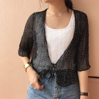 トゥデイフル(TODAYFUL)の【新品】TODAYFUL Chiffon Dot Blouse(シャツ/ブラウス(長袖/七分))