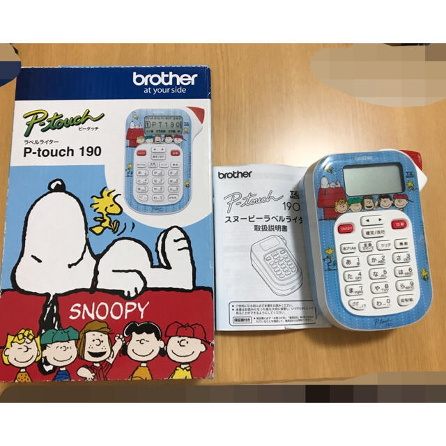 brother(ブラザー)のP-touch 190 スヌーピー スマホ/家電/カメラの生活家電(その他)の商品写真