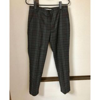 スピックアンドスパン(Spick & Span)のspick&span テーパードチェックパンツ(カジュアルパンツ)