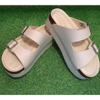 ビルケンシュトック(BIRKENSTOCK)のビルケン風厚底サンダル(サンダル)