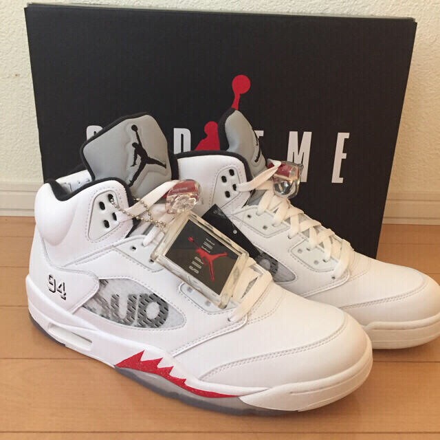 NIKE - OW◆希少◆Supreme × Nike Air jordan 5  ◆