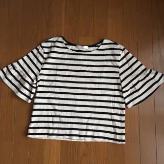 エフデ(ef-de)の美品 ef-de ボーダーカットソー(カットソー(長袖/七分))