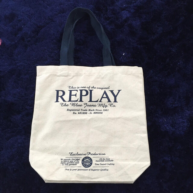 Replay(リプレイ)のREPLAY⭐︎トートバック 2580円からお値下げ レディースのバッグ(トートバッグ)の商品写真