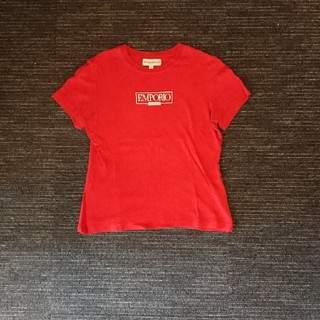 エンポリオアルマーニ(Emporio Armani)のちゃんここ様専用ページエンポリオ・アルマーニの赤Tシャツ☆(Tシャツ(半袖/袖なし))