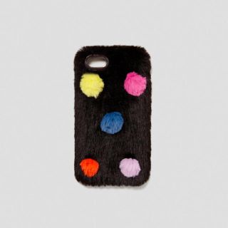 ザラ(ZARA)のZARA iPhone6/7 ファー スマホケース(iPhoneケース)