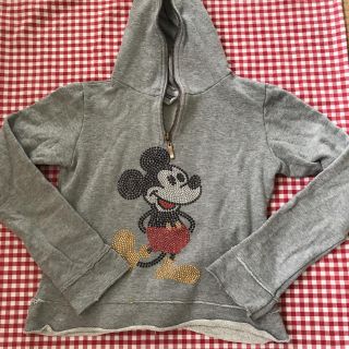 ディズニー(Disney)の❤️レディースビジューmickeyパーカー❤️(パーカー)