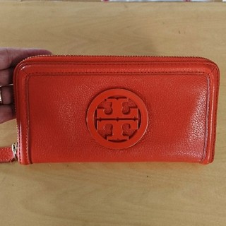 トリーバーチ(Tory Burch)のきらら様専用 長財布本革オレンジ(財布)