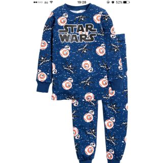 エイチアンドエム(H&M)の新品！スターウォーズ パジャマ上下セット 100 110 BB8 90 80(パジャマ)