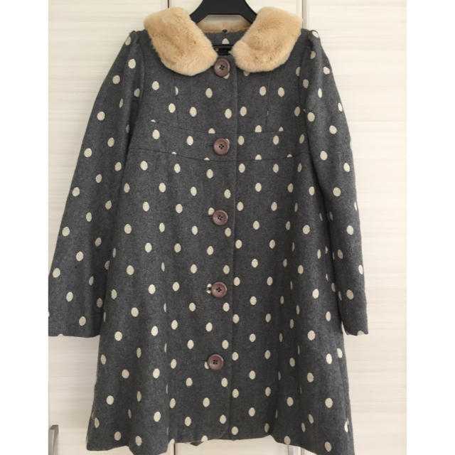 franche lippee(フランシュリッペ)のうりさま☆専用☆ フランシュリッペ ドット柄コート レディースのジャケット/アウター(ロングコート)の商品写真