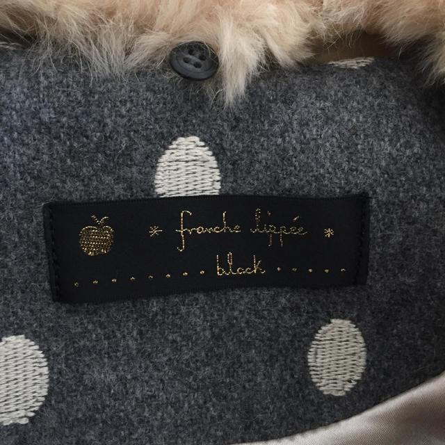 franche lippee(フランシュリッペ)のうりさま☆専用☆ フランシュリッペ ドット柄コート レディースのジャケット/アウター(ロングコート)の商品写真