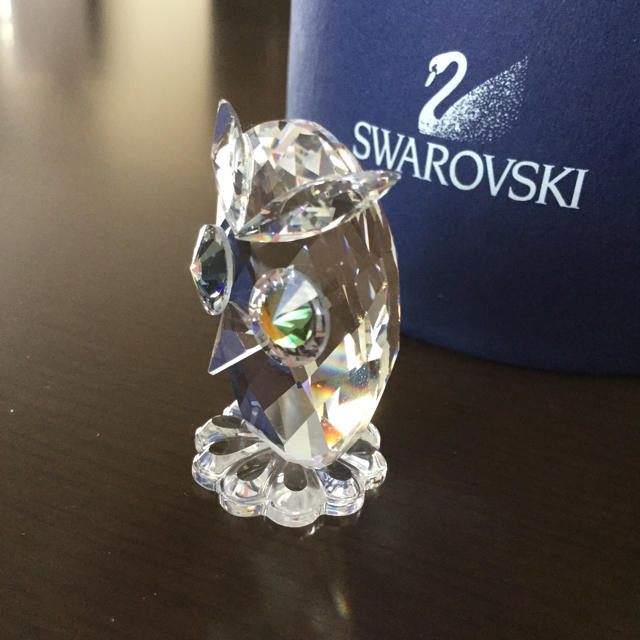 SWAROVSKI - スワロフスキー 置物 フクロウの通販 by きゅう's SWAROVSKI - スワロフスキー 置物 フクロウの通販 by きゅう's