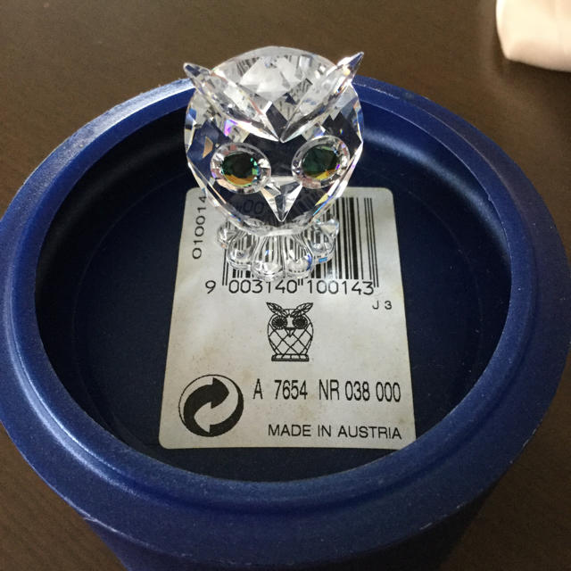 SWAROVSKI - スワロフスキー 置物 フクロウの通販 by きゅう's SWAROVSKI - スワロフスキー 置物 フクロウの通販 by きゅう's
