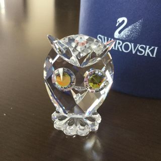 スワロフスキー(SWAROVSKI)のスワロフスキー 置物 フクロウ(置物)