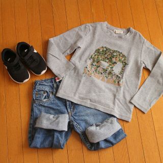 ユナイテッドアローズグリーンレーベルリラクシング(UNITED ARROWS green label relaxing)の125サイズ ゾウロンT(Tシャツ/カットソー)