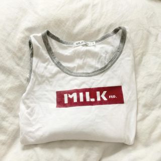 ミルクフェド(MILKFED.)の早い者勝ち！ミルクフェド ロングＴシャツ ワンピ(Tシャツ(半袖/袖なし))