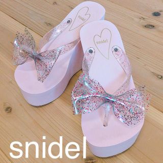 スナイデル(SNIDEL)のsnidel♡厚底ビーサン(ビーチサンダル)