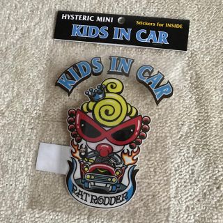 ヒステリックミニ(HYSTERIC MINI)のヒスミニ カー用ステッカー キッズ(車外アクセサリ)