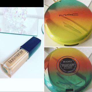 マック(MAC)のローラメルシエグロス&美品💗コントーアもできる✨MAC DELICATES❤️(チーク)