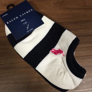 ポロラルフローレン(POLO RALPH LAUREN)の新品未使用 ラルフローレン 女の子用 靴下3枚セット 17cm18cm19cm(靴下/タイツ)