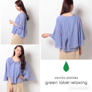 ユナイテッドアローズグリーンレーベルリラクシング(UNITED ARROWS green label relaxing)の未使用 ✨3way 上品 ブラウス(シャツ/ブラウス(半袖/袖なし))