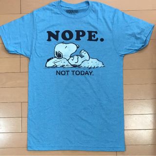 ピーナッツ(PEANUTS)の２枚です！  L.A購入！スヌーピーTシャツ！サイズS  ブルー(Tシャツ/カットソー(半袖/袖なし))