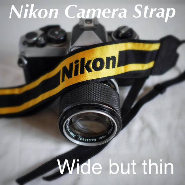Nikon(ニコン)のNikon 薄くて使いやすい オールドストラップ  スマホ/家電/カメラのカメラ(フィルムカメラ)の商品写真