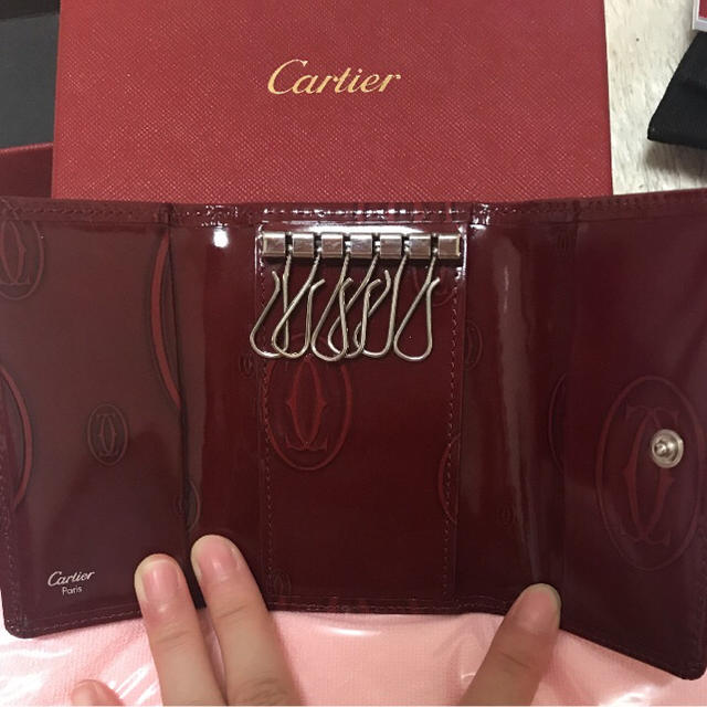 Cartier(カルティエ)のカルティエ 6連 キーケース ハッピーバースデー 超美品 レディースのファッション小物(キーケース)の商品写真