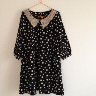 再出品♡水玉ワンピ♡(ミニワンピース)