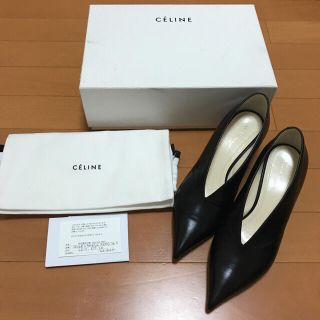 セリーヌ(celine)のセリーヌ Vネックパンプス(ハイヒール/パンプス)