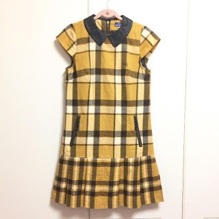 バーバリーブルーレーベル(BURBERRY BLUE LABEL)の美品☆ バーバリー ブルーレーベル チェック ワンピース ☆(ミニワンピース)