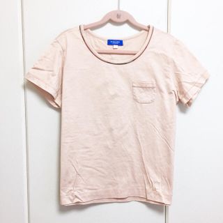 バーバリーブルーレーベル(BURBERRY BLUE LABEL)の新品☆ ブルーレーベル クレストブリッジ Tシャツ ピンク ☆ 今期 チェック(Tシャツ(半袖/袖なし))