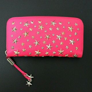 ジミーチュウ(JIMMY CHOO)のJIMMY CHOOジミーチュウ☆新品長財布☆ホットピンク(財布)