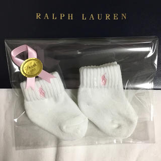 ラルフローレン(Ralph Lauren)のプチギフトに☆ラルフ新品ソックス！二足セット(靴下/タイツ)